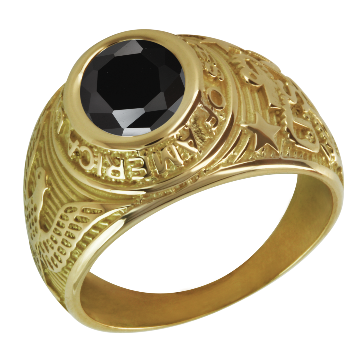 bague homme or