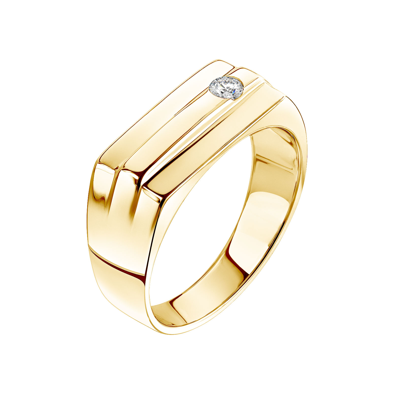 bague homme or