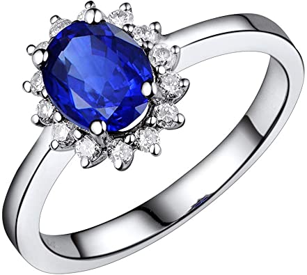 bague saphir bleu