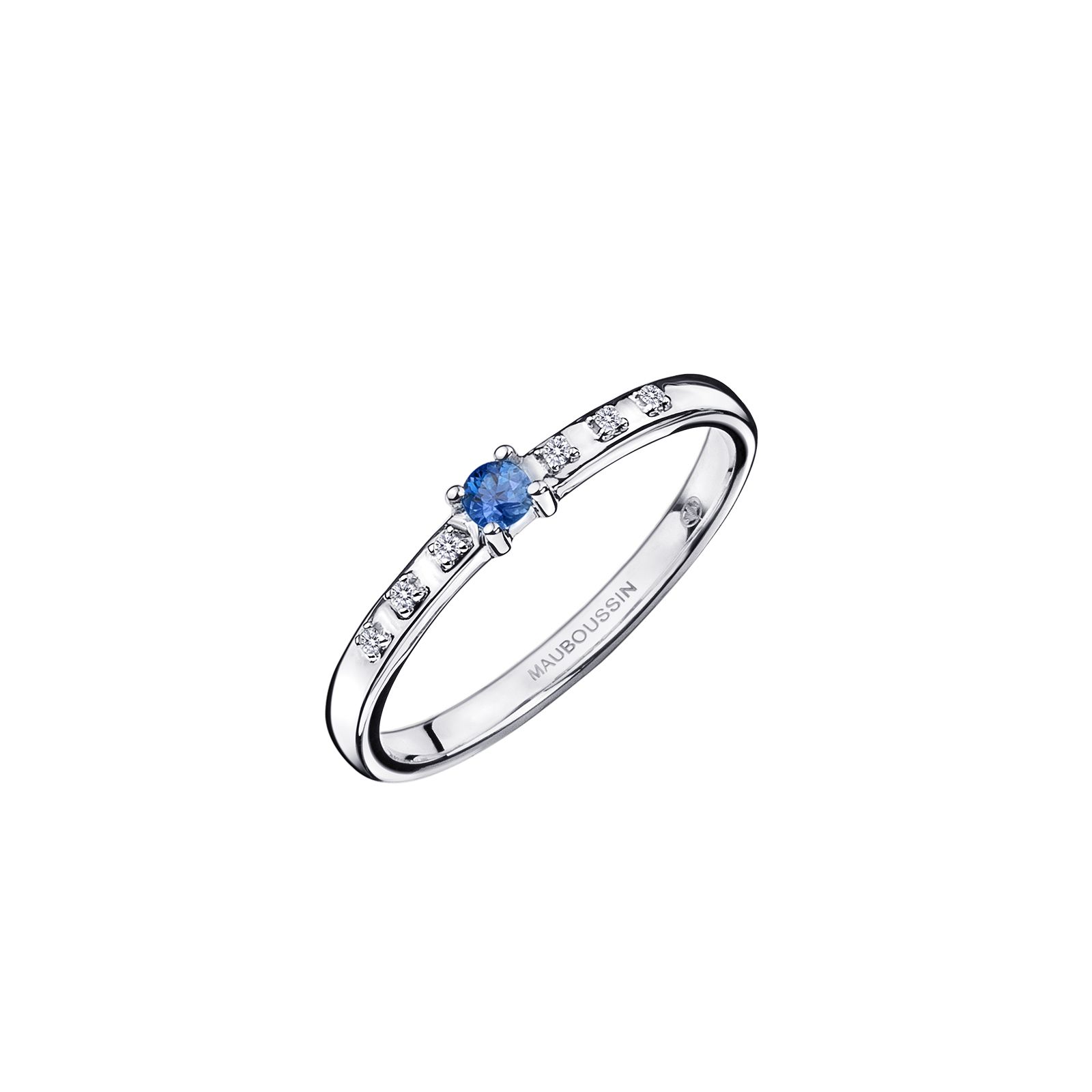 bague saphir bleu