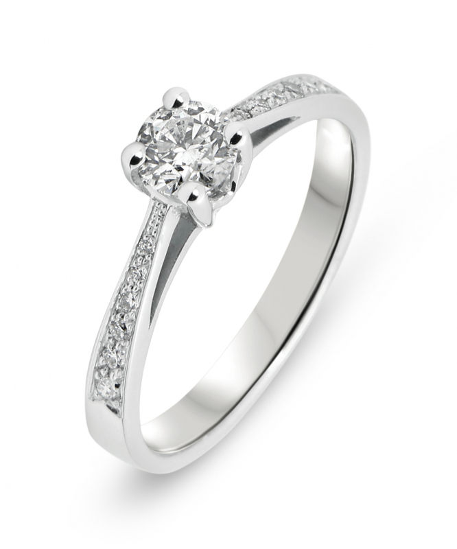 bague solitaire diamant