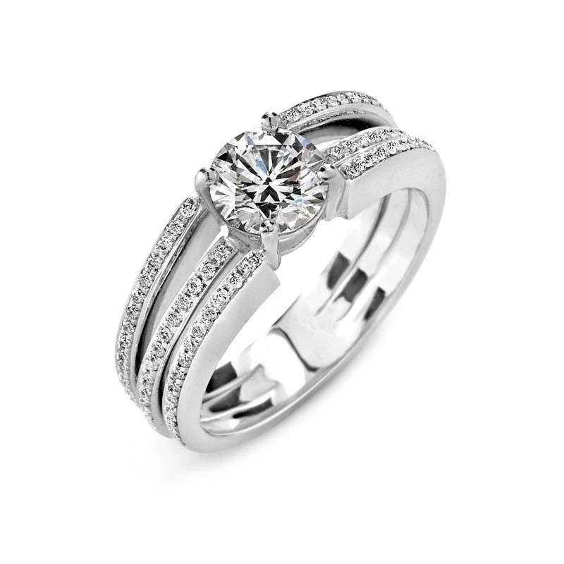 bague solitaire diamant