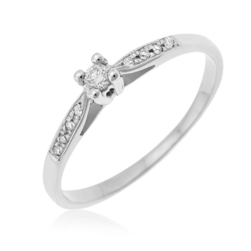 bague solitaire diamant