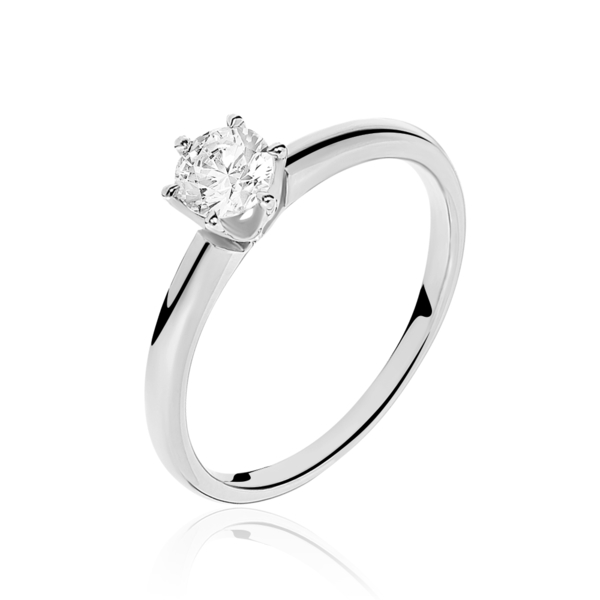 bague solitaire diamant