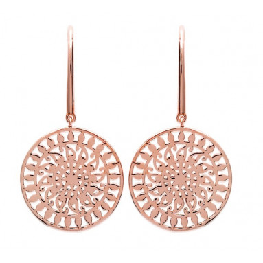 boucle d oreille or rose