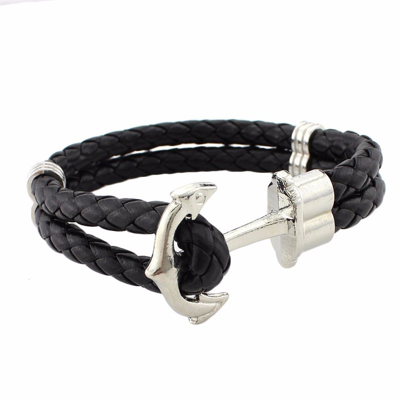 bracelet homme ancre