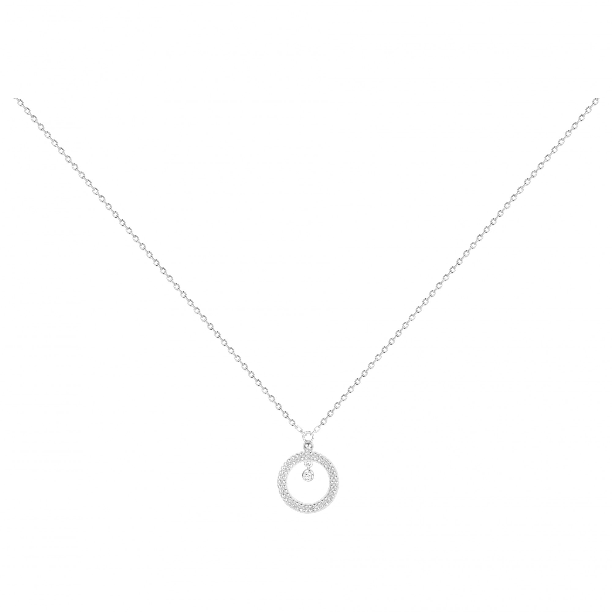 collier femme argent