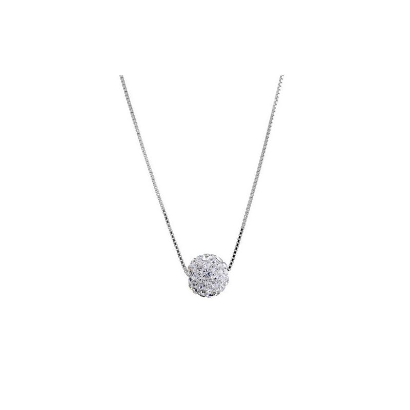 collier femme argent