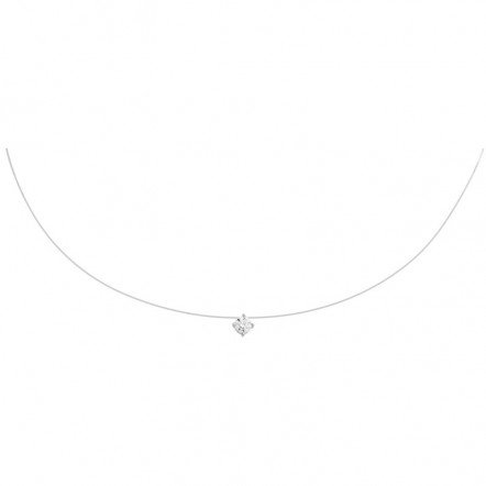 collier femme argent