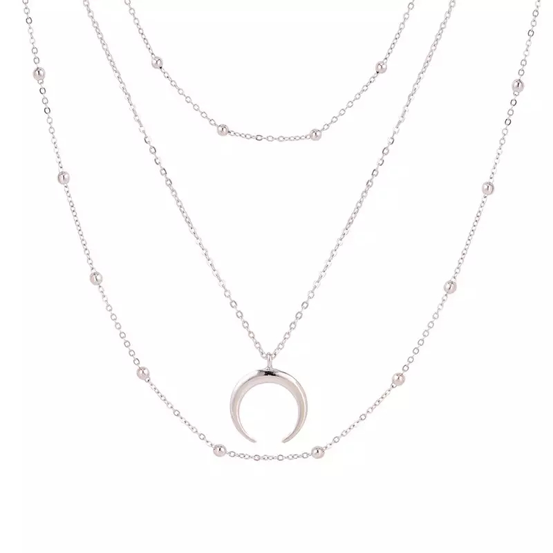 collier femme argent