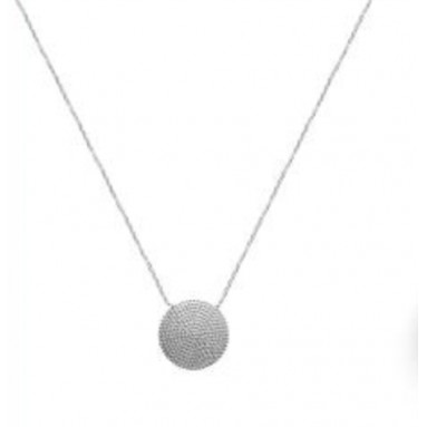 collier femme argent